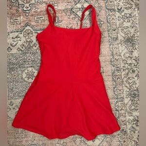 Abercrombie & Fitch YPB Red Athletic Dress w/ Built in Shorts